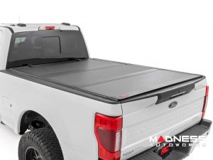 Ford Super Duty Bed Cover - Tri-Fold -  Flip Up - Hard Cover 6'10" Bed - 2017-2023